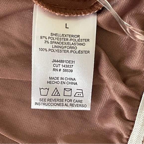 Speechless Velvet Skater Dress Fit & Flare Mauve Silver Dots L NWT $59 - Picture 8 of 11